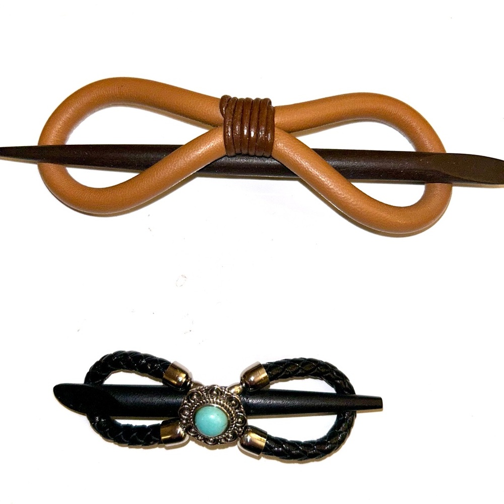 Lila Rose hair accessories lot 2 clips, 1 headband, 1 hair stick - Picture 4 of 4